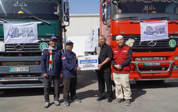 Kolaborasi Pengiriman 12 Truk Kontainer Bantuan Kemanusiaan untuk Palestina