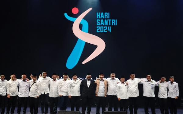 Menag Luncurkan Logo, Tema, dan Theme Song Hari Santri 2024
