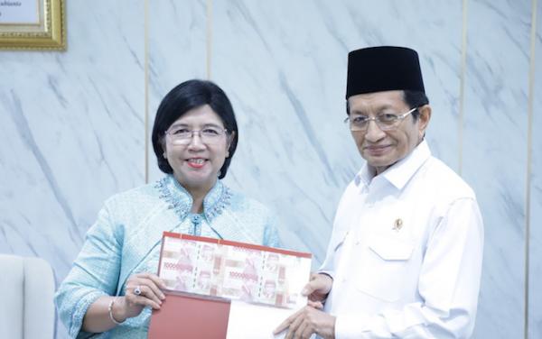 Menag dan Deputi Gubernur Senior BI Bahas Kolaborasi Penguatan Ekonomi Syariah