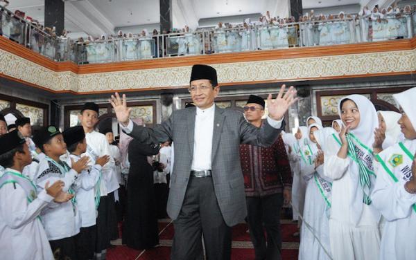 Menag Berpesan tentang Kejujuran kepada 2.032 Santri Penghafal Juz 30 Al-Quran