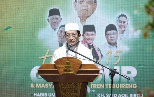 Hadiri Haul KH. Abdurrahman Wahid, Menag: Tanpa Gus Dur, Tak Ada UIN
