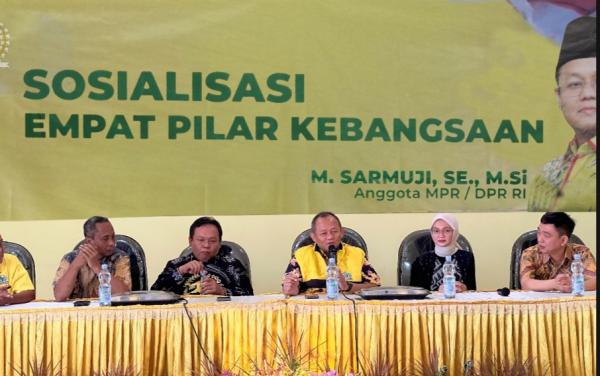 Sosialisasi Empat Pilar, Sarmuji Tekankan Energi dan Ketahanan Pangan Harus Dibangun dari Bawah