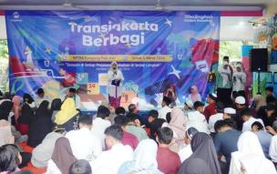 Transjakarta Tebar Kepedulian Ramadan, Santuni Anak Yatim dan Penyandang Disabilitas