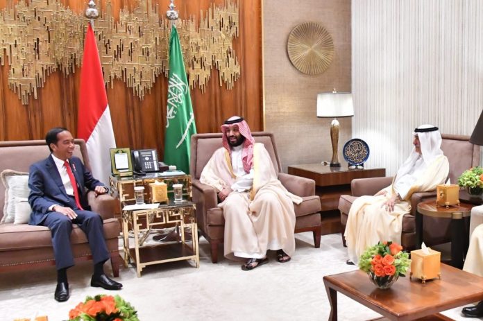 Jokowi dan Putra Mahkota Arab Saudi